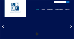 Desktop Screenshot of lifegroup.it